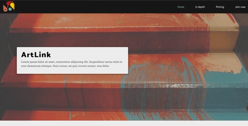 Hero Section Art Company