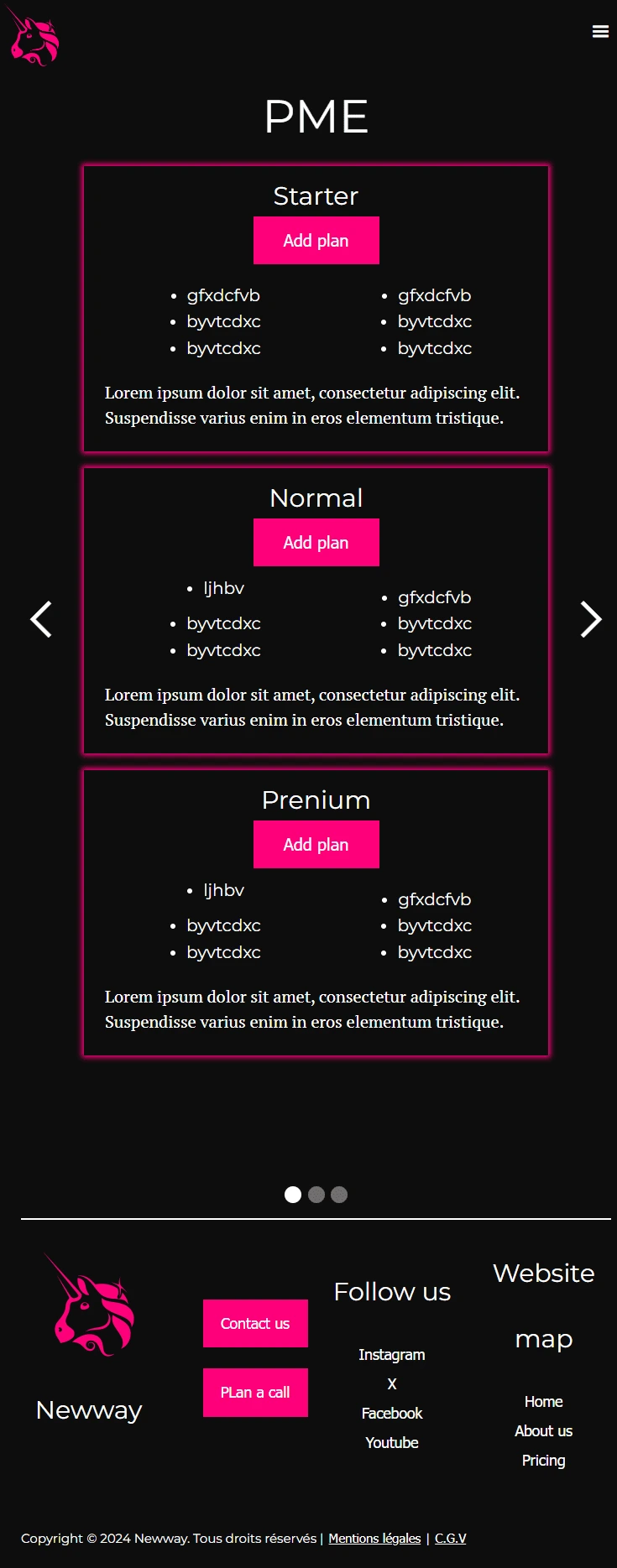 Small Pricing Communication agency