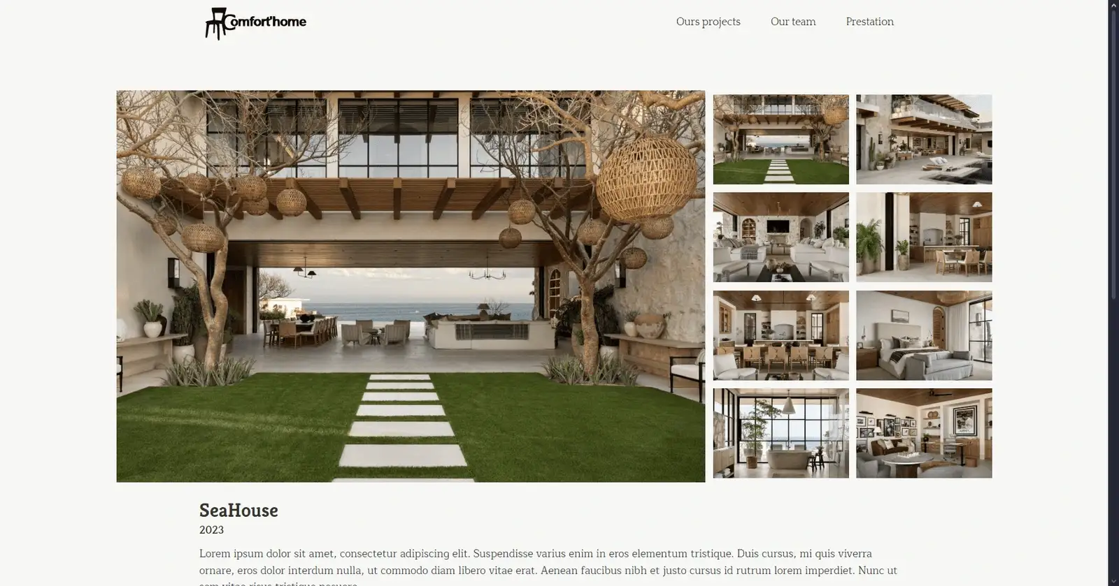 Project interior design