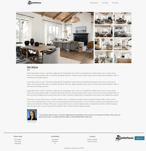 Project Interior Design Website