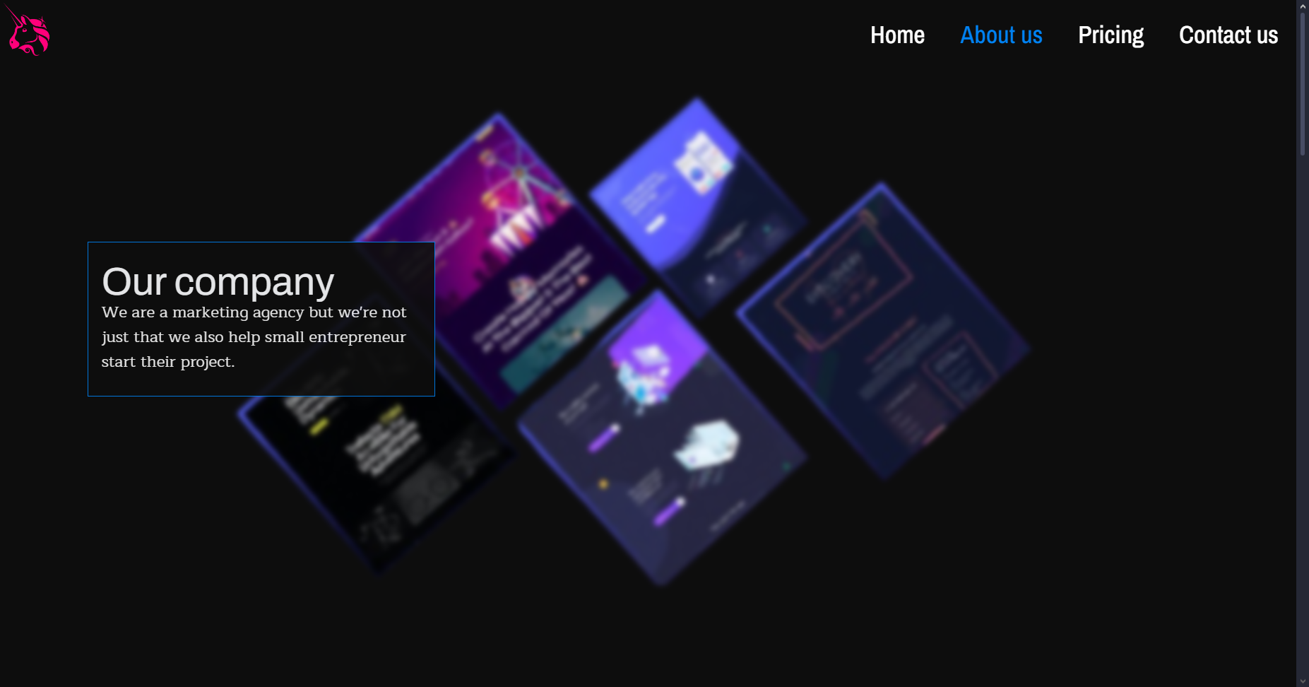 Our Story Page Herp Section Communication Agency