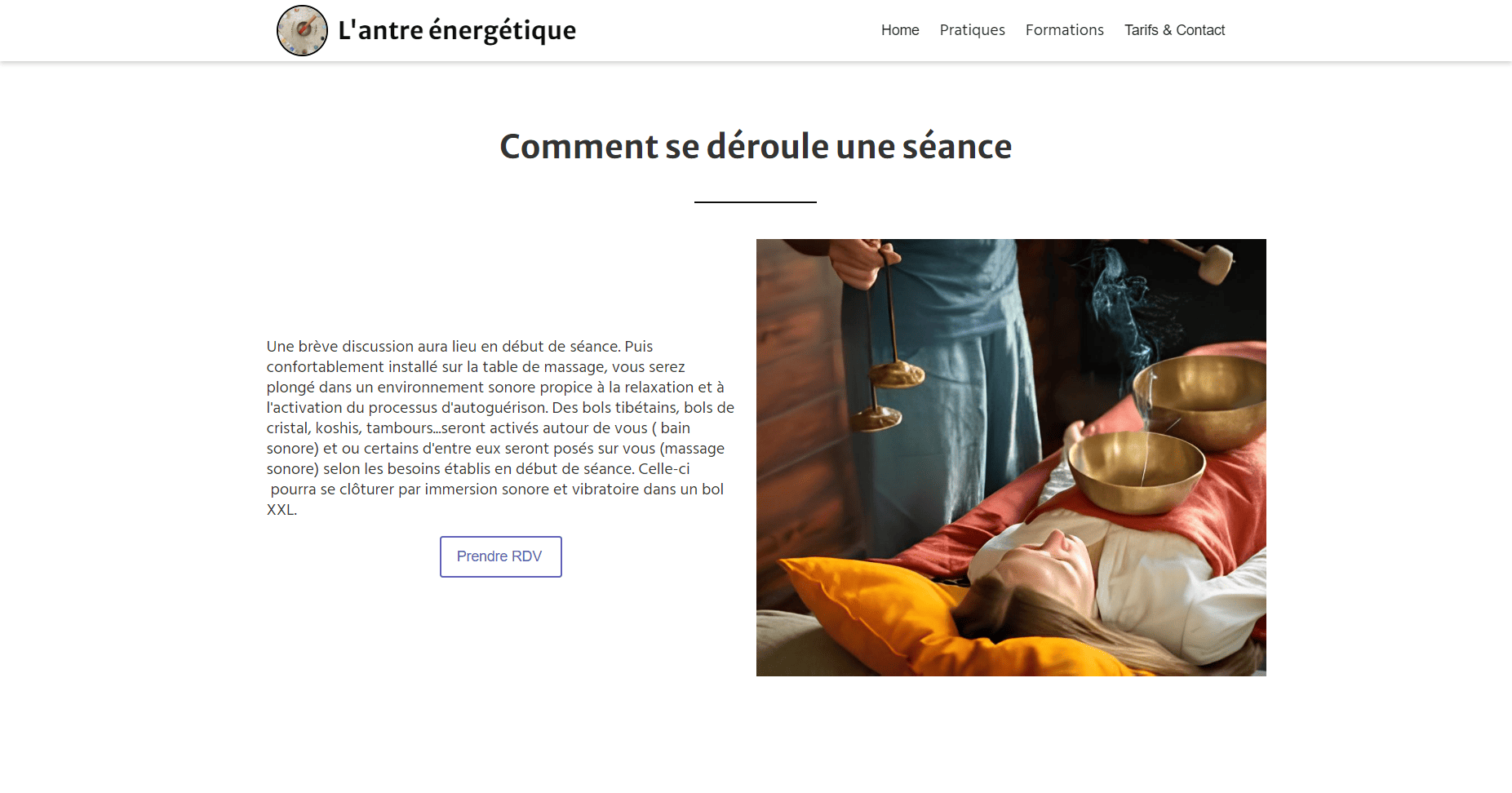 Song therapie section