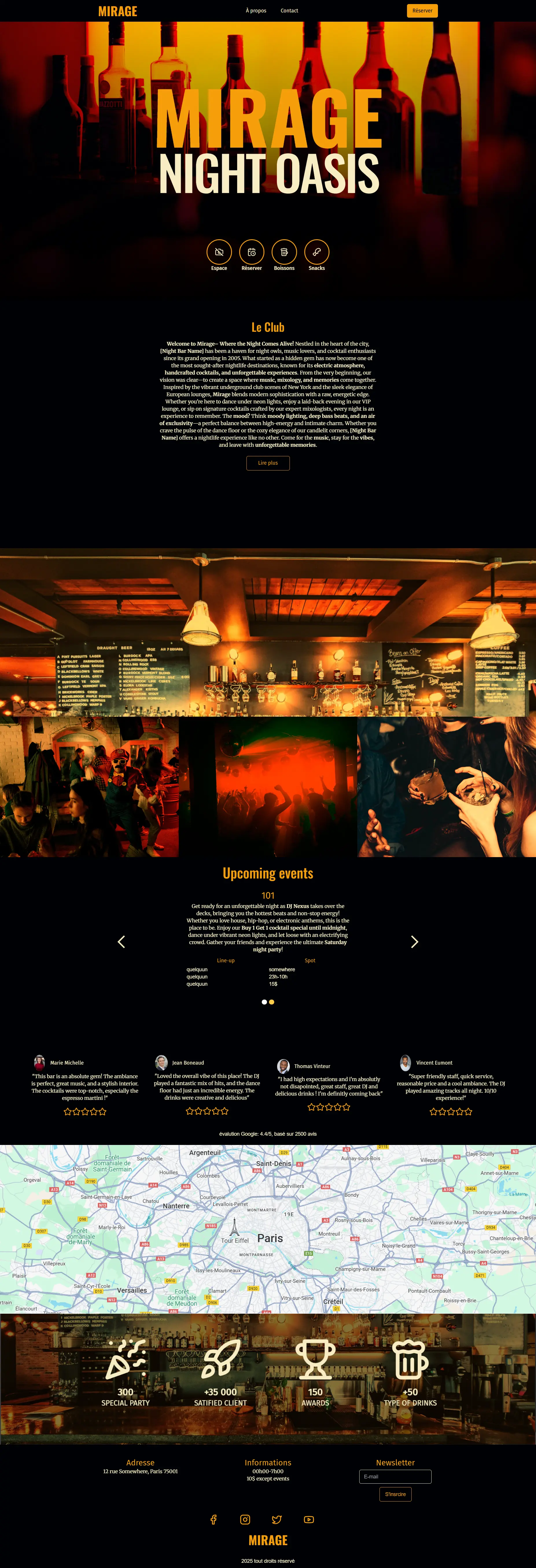 Full Landing Page Bar  