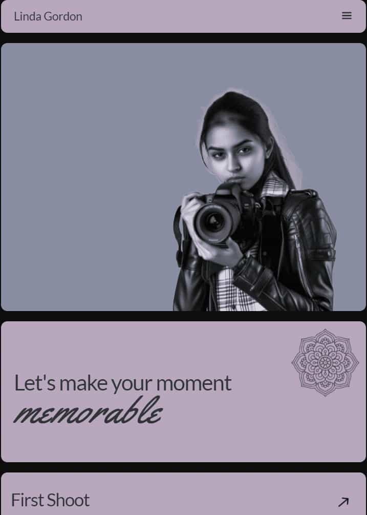 small home page Linda Gordon